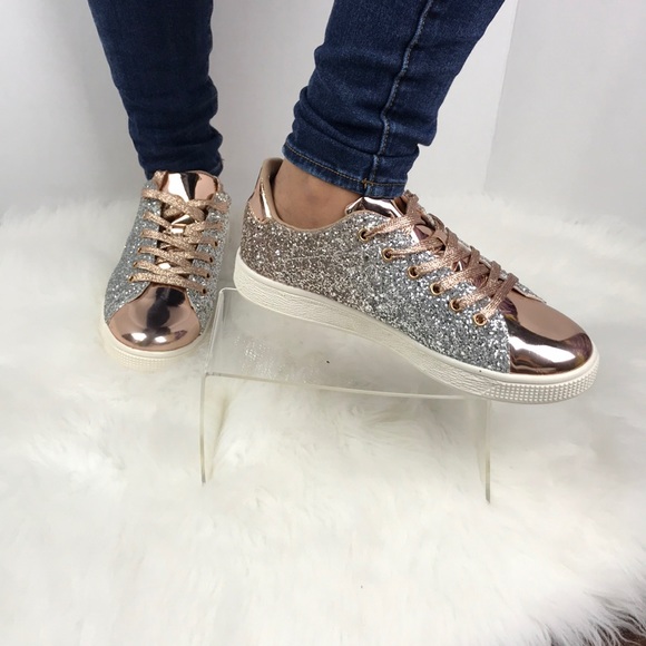 Metallic glitter sneakers - Picture 6 of 8